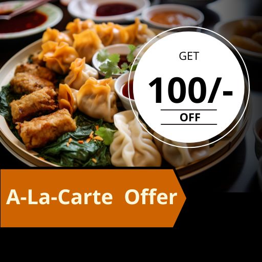 A-La-Carte Offer : Get 100/- off on 500/- and Above Bill
